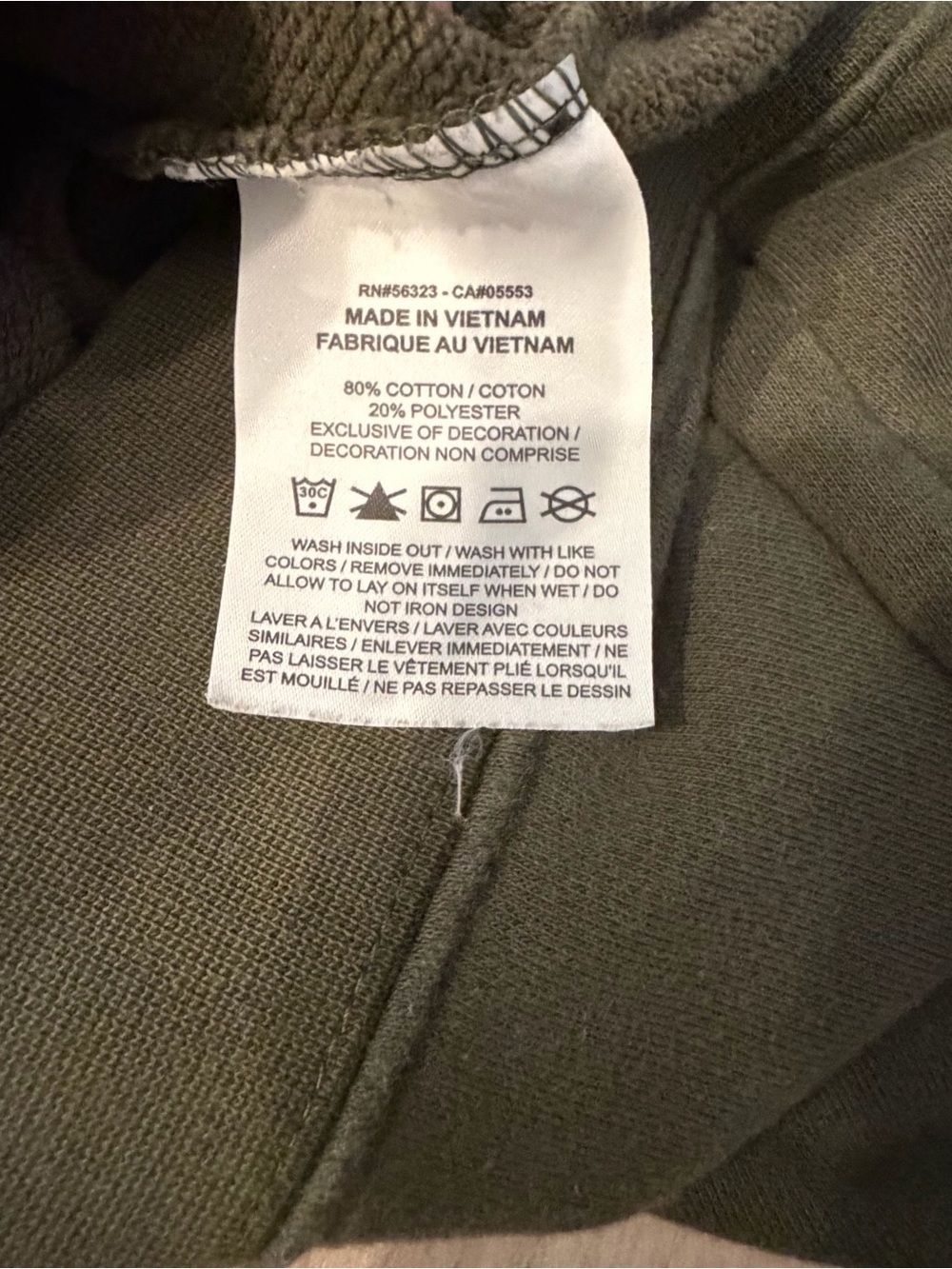 NIKE SPORTSWEAR CLUB FLEECE CREWNECK SWEATSHIRT OLIVE GREEN SIZE SMALL - Picture 5 of 6